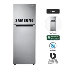 SAMSUNG - REFRIGERADORA TOP FREEZER 234 LT RT22FARADS8