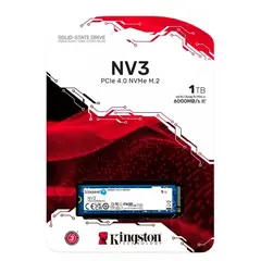 KINGSTON - Disco Solido SSD NV3 1TB NVME PCIe 4.0 6000Mb/s