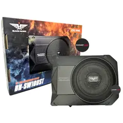 BLACK - Subwoofer Amplificado Hawck 800w 10Pulg