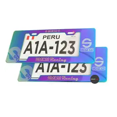 SPARCO - Portaplaca Universal Metal 2pcs