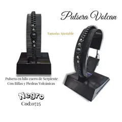 GENERICO - Pulsera en Piedras Volcanicas