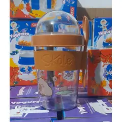 GENERICO - VASO PARA YOGURT MODELO CAPIBARA NIÑO