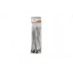 GENERICO - SET DE BOMBILLAS DE ACERO INOXIDABLE X 6 UNIDADES