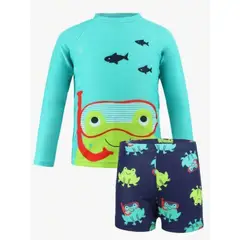 GENERICO - Set de Baño Infantil Ranita ¡Con Estilo y Protección