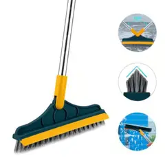 GENERICO - Escoba Mágica 2 en 1 Limpiador de Esquinas Verde