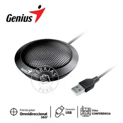 GENIUS - Micrófono Omnidireccional USB MIC-100U para Video Conferencias