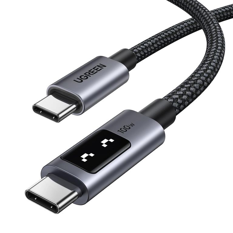 Cable USB-C a USB-C 100W 1m Carga Rápida LED L509 35501