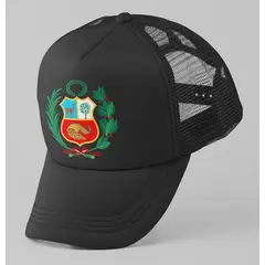 GENERICO - GORRA TRUCKER -ESCUDO PERU MOD001