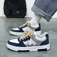 GENERICO - ZAPATILLA PARA HOMBRE NEW DENIMASR AZUL / GRIS - F08