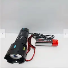 SEISA - LINTERNA RECARGABLE DE LUZ FUERTE POTENTE USB ZOOM