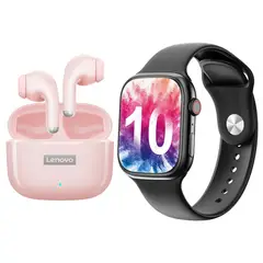 LENOVO - LP40 PRO Audífonos Bluetooth y reloj inteligente