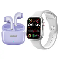 LENOVO - LP40 PRO Audífonos Bluetooth y reloj inteligente