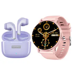 LENOVO - LP40 PRO Audífonos Bluetooth y reloj inteligente