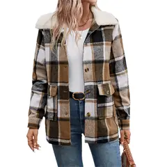 BLWOENS - Chaqueta para mujer - Marrón