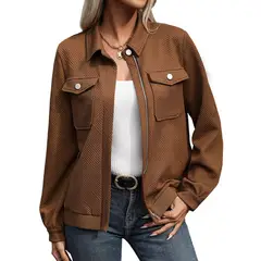BLWOENS - Chaqueta para mujer - Marrón