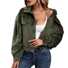BLWOENS - Chaqueta para mujer - Verde
