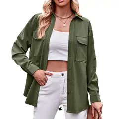 BLWOENS - Chaqueta para mujer - Verde