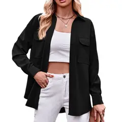 BLWOENS - Chaqueta para mujer - Negro