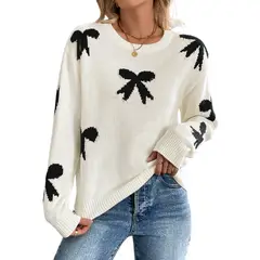 BLWOENS - Suéter de punto para Mujer - Blanco