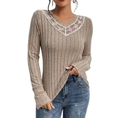 BLWOENS - Suéter de punto para Mujer - Beige