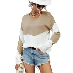 BLWOENS - Suéter de punto para Mujer - Marrón