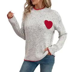 BLWOENS - Suéter de punto para Mujer - Gris