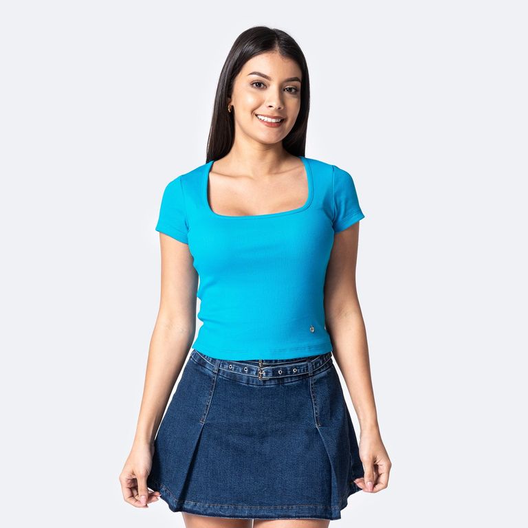 Polo Basico Rib Lycrado Ruyet Mujer