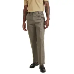 DOCKERS - Pantalón Hombre Stain Defender Straight Fit Café