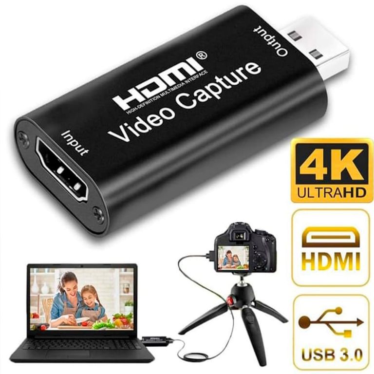 HDMI USB 4K Capturador de Video Transmisiones Profesionales