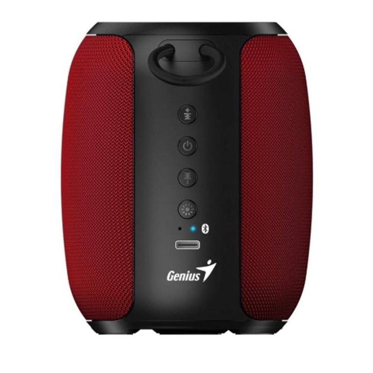 Parlante Sp-915bt Bluetooth 5w 6h Mic Ai Copilot Rgb BlackRed