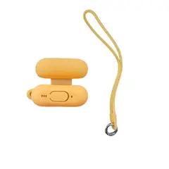 GENERICO - Funda De Silicona translucida Para AirPods Pro 2da Gen naranja