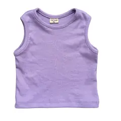 RED CARROT - Top de algodon rib color lila