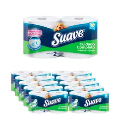 KIMBERLY CLARK - Papel Higiénico SUAVE Doble H. Verde Cuidado Completo Paquete x 20 und