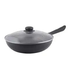 FACUSA - Sarten Wok Nova Antiadherente con Tapa 30cm