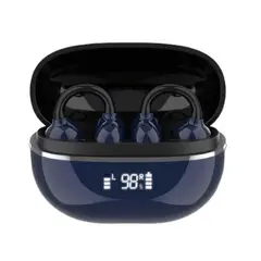 LDNIO - Audifonos Auriculares Con Clip Para Oreja T09 Bluetooth Azul