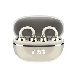 LDNIO - Audifonos Auriculares Con Clip Para Oreja T09 Bluetooth Gold