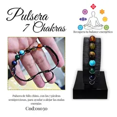 GENERICO - Pulsera 7 Chakras, recupera tu balance energetico