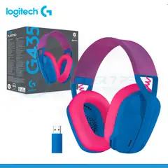LOGITECH - AUDIFONO CMICROF G435 BT LIGHTSPEED BLUE