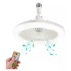 GENERICO - Foco Ventilador de Techo Led con Control Remoto