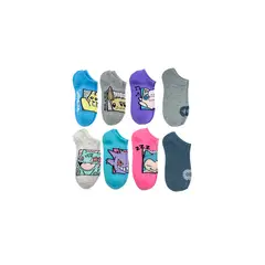 POKEMON - 8 Pares De Medias Color Pastel Talla M Niños