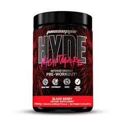 PROSUPPS - Hyde Nightmare 30 Servicios Oxido Nitrico Pre entreno Sab. Blood Berry