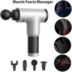 GENERICO - Pistola De Masajes Rehabilitación Muscular Recargable Fascial Gun