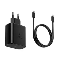 SAMSUNG - Cargador S24 Ultra de 45W EU Negro Original