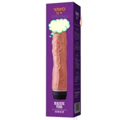GENERICO - Vibrador Consolador Realista YAYOYO 20 cm para chica o chico Dealcoba