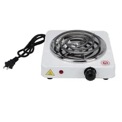 GENERICO - Cocina 500 Watts Estufa Electrica 1 Hornilla Espiral Blanco