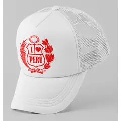 GENERICO - GORRA TRUCKER -ESCUDO PERU MOD016