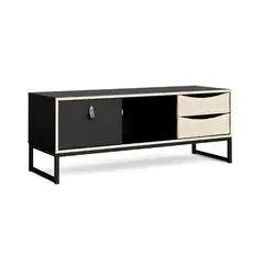 NACION MUEBLES - MUEBLE PARA TV MARK COLOR NEGRO