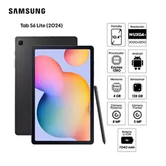 SAMSUNG - Tablet Galaxy Tab S6 Lite 2024 4GB RAM / 128GB SSD 10.4" SM-P613-Oxford Gray