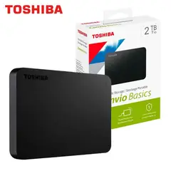 TOSHIBA - Disco duro externo Canvio Basics 2TB USB 3.0