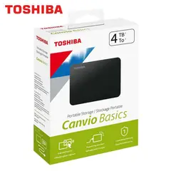 TOSHIBA - Disco Duro Externo 4TB Canvio BASIC USB 3.0